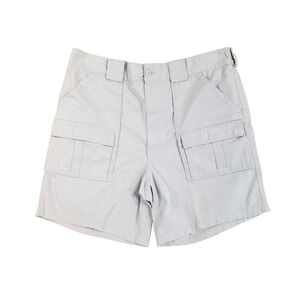 Weekender cargo hiking shorts men's 44 x 8 gray Comfort waist outdoor fishing